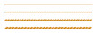 © PStock - Straight Nautical Gold Rope Border and Divider Icon Set