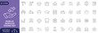 © siyannlum - Public service icon set. Containing community center, public park, city hall, government, policy, community Etc. Fully Editable