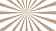 © Abdul Khaleque  - Radial sunburst pattern with repeating ornate circular motifs in beige and white color scheme