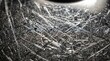 © DigitalSpace - Medium shot of optical microscopy revealing intricate surface scratches and imperfections on a platter highlighting the texture and reflective details under bright illumination.