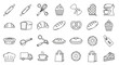 © Roish - Collection of Bakery and Food Related Hand Drawn Icons.