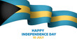 © SOFIA KHATON - Bahamas independence day flag ribbon
