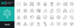© hook  - Trust icon set. Containing confidence, credibility, promise, trustworthiness, friends, truth, faith, sincerity, and honesty. Editable line icons. Vector illustration.