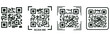 © MD FARIDUL - scan me qr code icon vector illustration, fake qr pattern design, encrypted information code symbol, mobile scanning interface graphic, digital security authentication element, marketing barcode conce