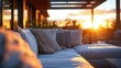 © pvl0707 - Sunset Serenity on a Patio Couch