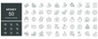 © MDTAREQ - Editable stroke line icons representing money, finance, banking, and investment concepts.