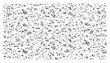 © OnlyVector - Grass and vegetation texture with dense messy shrubs in hand drawn sketch style