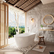 © murattellioglu - Luxury bath and tub, 3d render