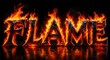 © 凌駕 織田 - Fiery FLAME 3D Text Effect with Burning Fire Glow