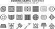 © amara - Cooking Grate and Grill Rack Modern Minimalist Line Art Icon Pack for Food, BBQ, and Grilling