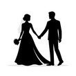 © Slam_gallery - vector wedding theme silhouette