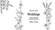 © Fahmii - Elegant Wedding Invitation with Floral Accents and Calligraphy.