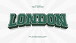 © Hiemstra - London text effect, sport varsity style editable text effect