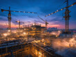 © CoreSelect - 야간 도시의 공사 현장 / Night City Construction Site