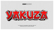 © Robertcreative - Yakuza Japanese Graffiti 3D Editable Text Effect Vector Style