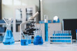 © ARMMY PICCA - Lab technician experimenting in lab