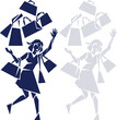 © Nipa - Happy Woman Celebrating Shopping Spree with Falling Bags Vector Illustration