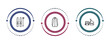 © IconArt - outline winter icons set - ski equiptment, fur coat, snowmobile. editable vector for web and mobile ui