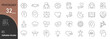 © khansa - Psychology icons set representing mental health, human behavior, emotions, therapy, brain function, counseling, stress management and psychological studies. Editable Stroke.