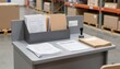 © Sergej - Processing logistics documents in a busy warehouse