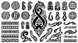 © Deni - Collection of Maori Tribal Tattoo Designs and Symbols.
