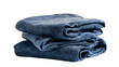 © AN STOCK - folded denim jeans, fashion product shot, isolated on white background