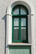 © Rein Weissritter - Portrait of green window on white wall background