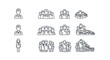 © Johnsoon - Medical professionals group icon set