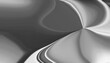© Candynako - Dramatic monochrome abstract background with bold black fluid forms and metallic silver curves: A high-contrast liquid abstract composition featuring glossy textures and dynamic monochrom