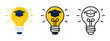 © aagraphics - Professional Light Bulb Innovation Education Creative Learning Icon