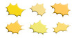 © Daria Shane - 3d speech bubble Blank empty message box Textbox frame for banners, price tags, stickers, design