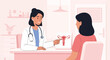 © ananda - Woman Doctor Explaining Uterus Health to Female Patient in Medical Consultation