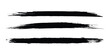 © Design Pro House - black brush strokes grunge set. Distress texture banners collection.