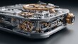 © Afifah - Intricate Close-Up of a Vintage Mechanical Watch Mechanism