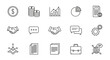 © Retno - Business Icons Set Financial Growth And Communication Symbols.