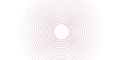 © Fendi - Minimalist Red Concentric Circles and Target Vector Set