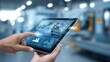 © elimicel - Tablet displaying futuristic technology