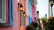 © MagicsPhotos - Colorful mediterranean street with vibrant houses