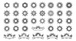 © Nahid - Collection of hand drawn sunburst logos and badges