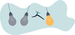 © Nadia - Change or transformation to new opportunity, change to new job, better career, improvement or move to different company, human life and situation.vector illustration.