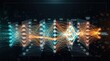 © James - Deep learning neural network architecture with interconnected nodes and glowing connections on a dark background