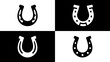 © Jimmy DJ - Minimalist horseshoe icon variation