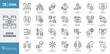 © Control New - system integration icon set. Icons Includes cross-platform, end-to-end, middleware platform, orchestration, event streaming, protocol translation. Vector illustration with editable stroke