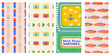© Usa - sardine pattern designs colorful fish and nautical elements