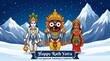 © Culture of india  - Rath Yatra car festival in Puri, Orissa, IndiaRath Yatra means Chariot Festival. with text subh rath yatra means happy rath yatra, peoples are celebrating the festival