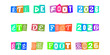 © velikiyzayats - ETE DE FOOT 2026, lettrage style lettre de rancon collage pour affiche sportive, typographie decoupee pour design graphique, banniere evenementielle, illustration vectorielle
