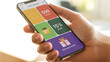 © picbox - hand holding credit card with smartphone