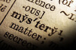 © Julian - Word mystery on dictionary page, macro close up