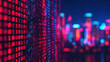 © Wonderful Studio - Central bank digital currencies blockchain finance technology data cybersecurity network encryption neon city skyline bokeh for future payment