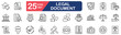 © Joniack - Business Ethics set of web icons in line style. vector illustration concept relate to honesty,trust,accountability,conduct,standards,principles